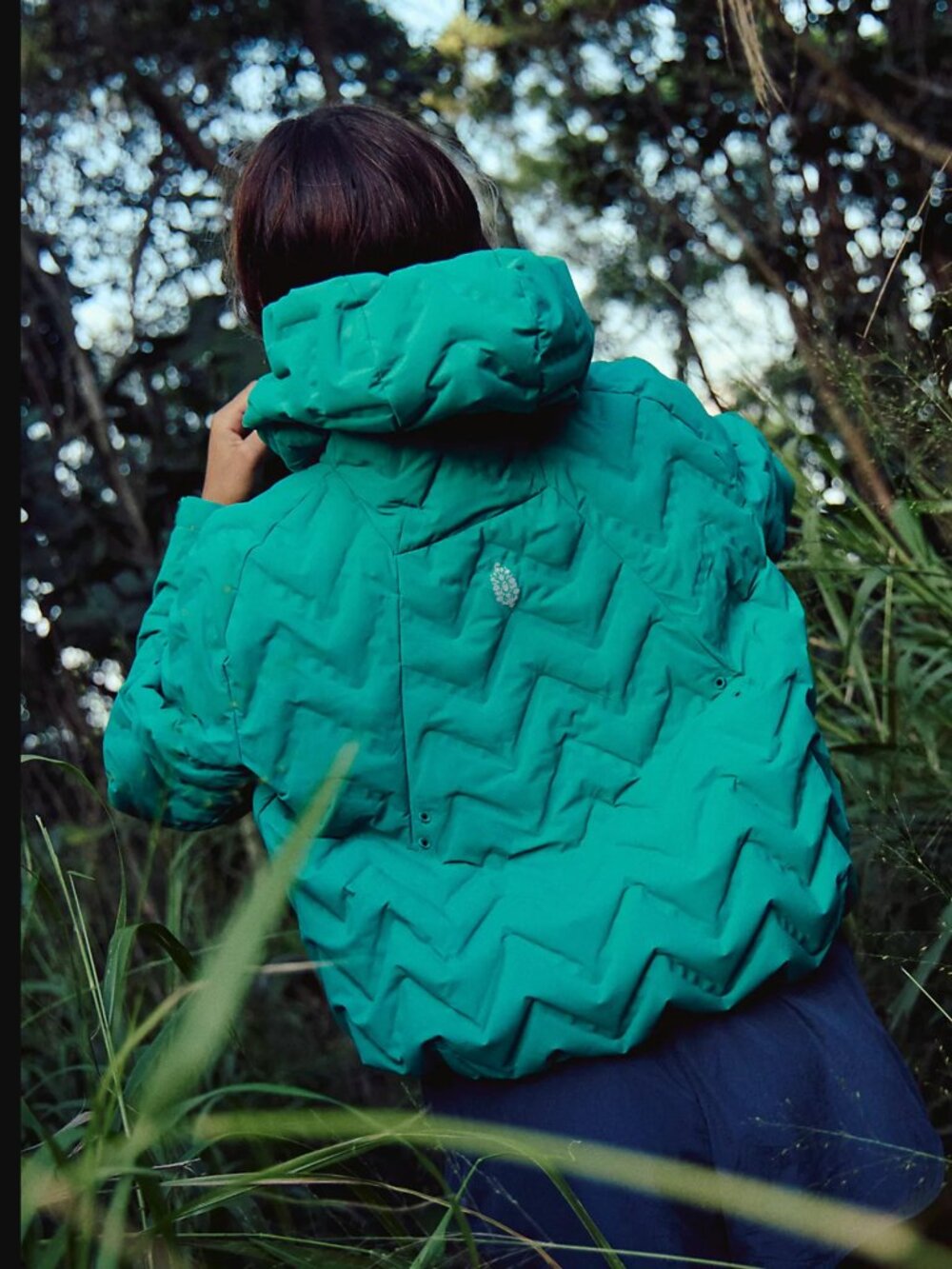 FP Movement Women Green Glow Gettin' Lost Packable Puffer Size L NWT 248$ - Picture 4 of 6